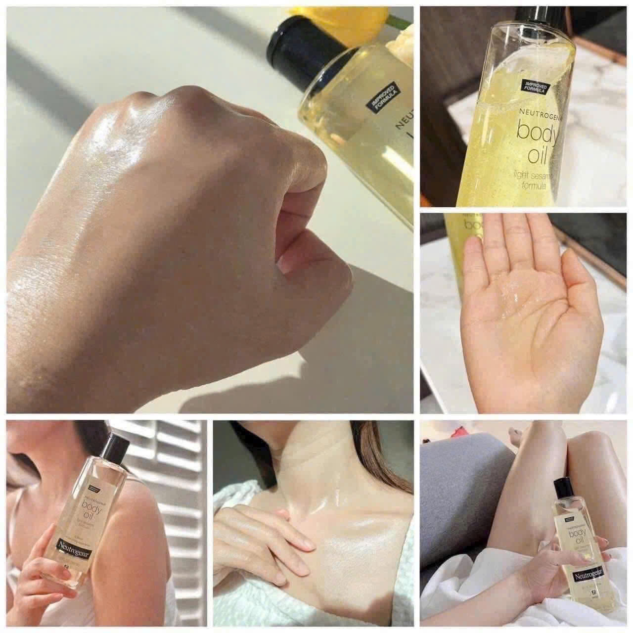 Dầu dưỡng thể Neutrogena Body Oil Light Sesame Formula