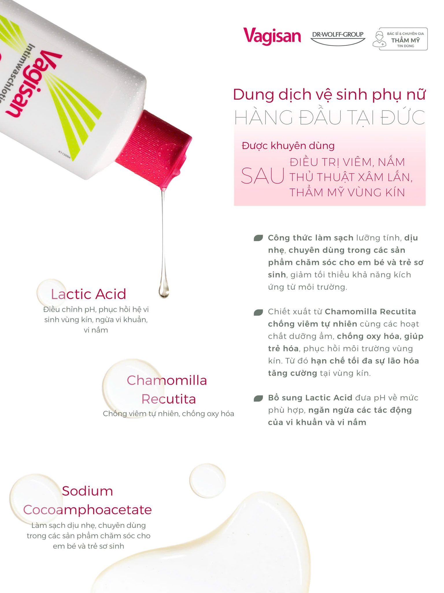 Dung dịch vệ sinh Vagisan Intimwaschlotion 100ml