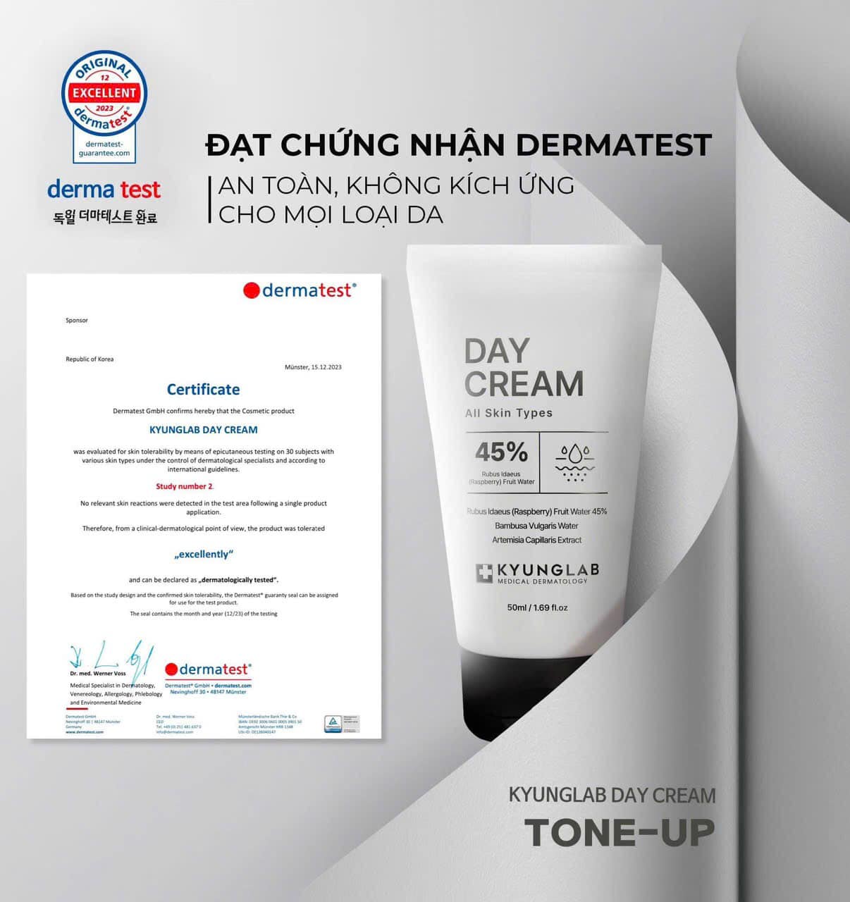 KYUNGLAB Day Cream – Kem Dưỡng Ngày Nâng Tone Tự Nhiên & Dưỡng Sáng Da