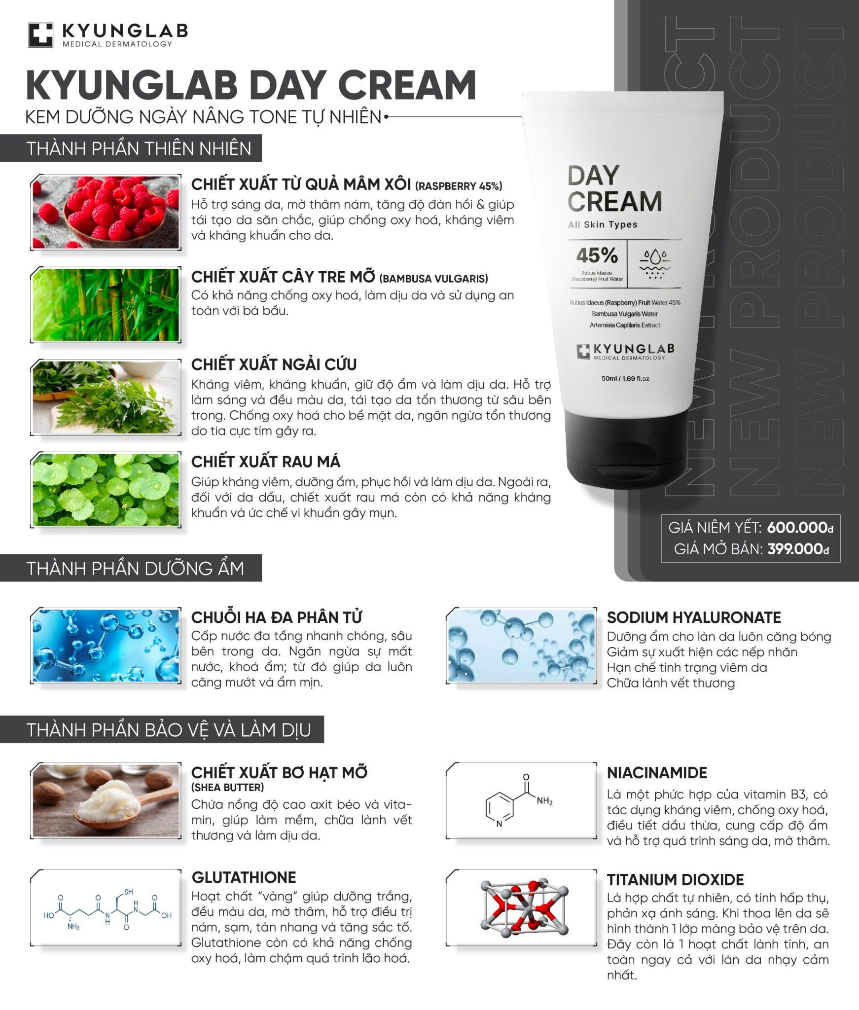 KYUNGLAB Day Cream – Kem Dưỡng Ngày Nâng Tone Tự Nhiên & Dưỡng Sáng Da