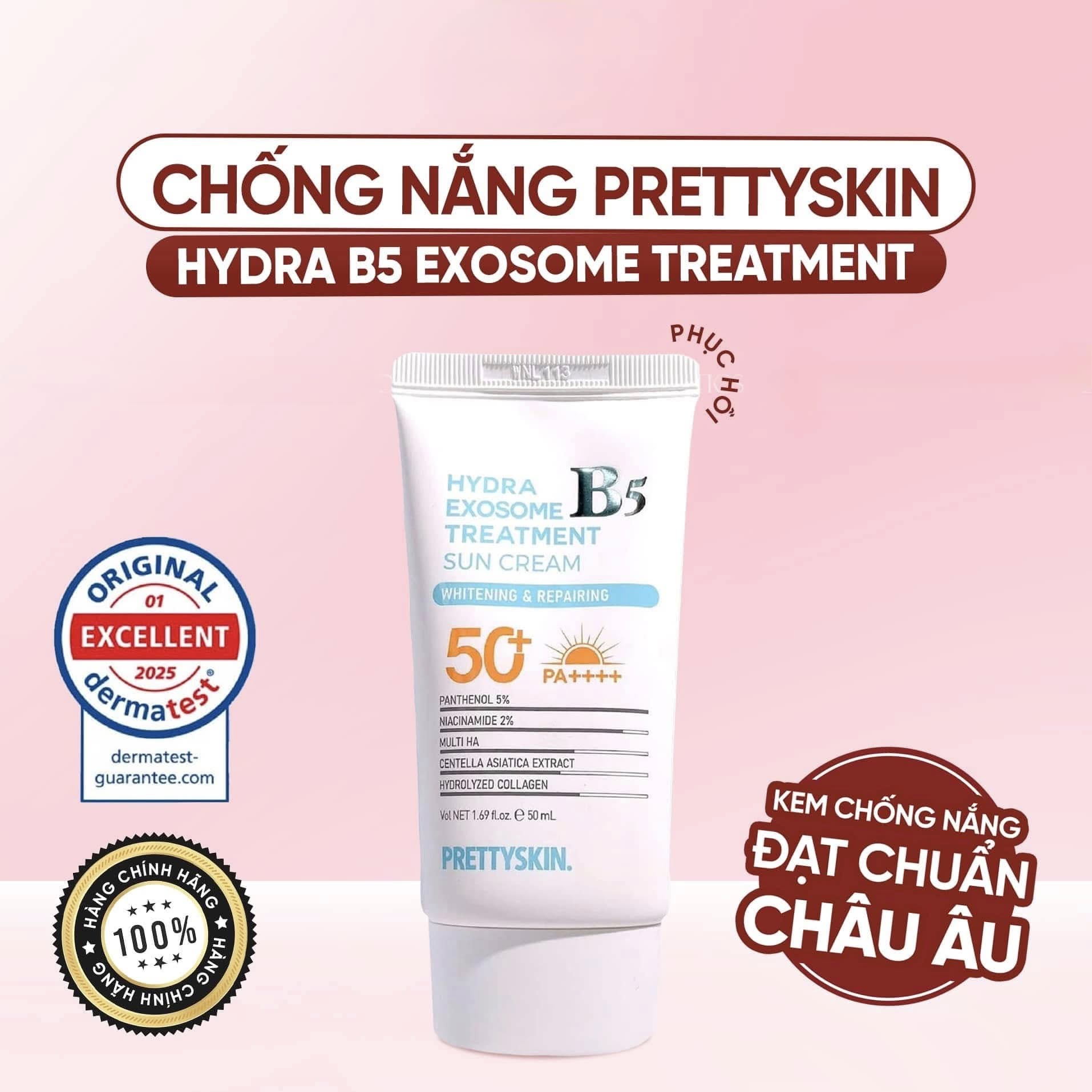 Kem Chống Nắng B5 Prettyskin Hydra B5 Sun Cream SPF 50+/PA+++