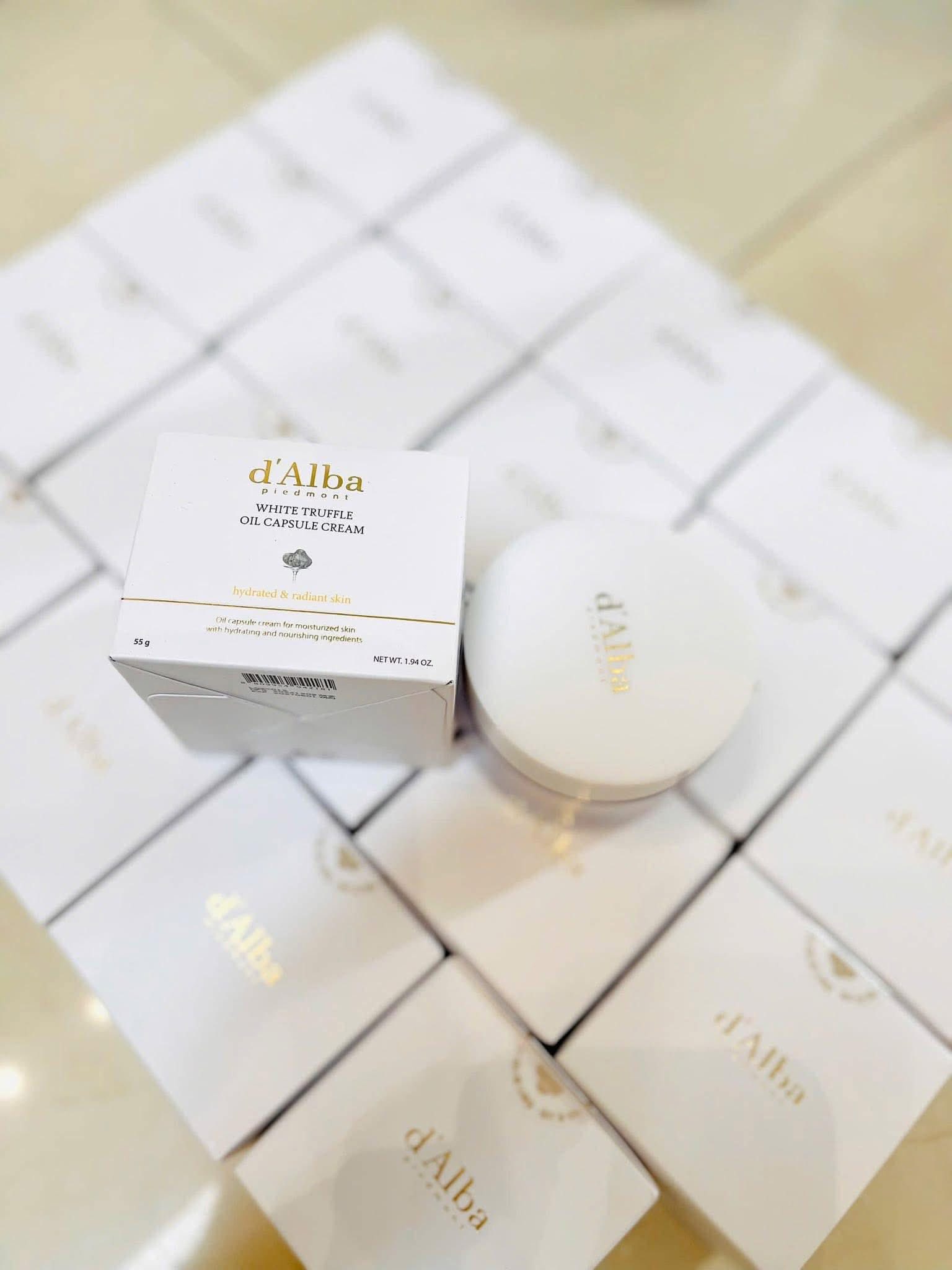 Kem Dưỡng Viên Nang d'Alba Vita Toning Capsule Cream 55g