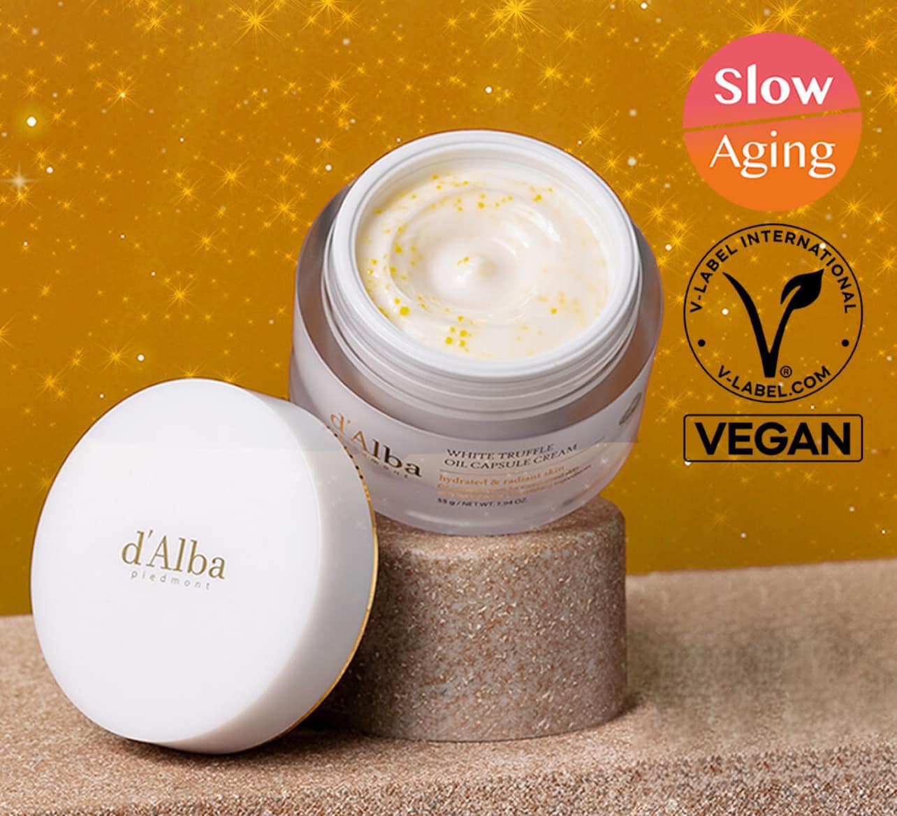 Kem Dưỡng Viên Nang d'Alba Vita Toning Capsule Cream 55g