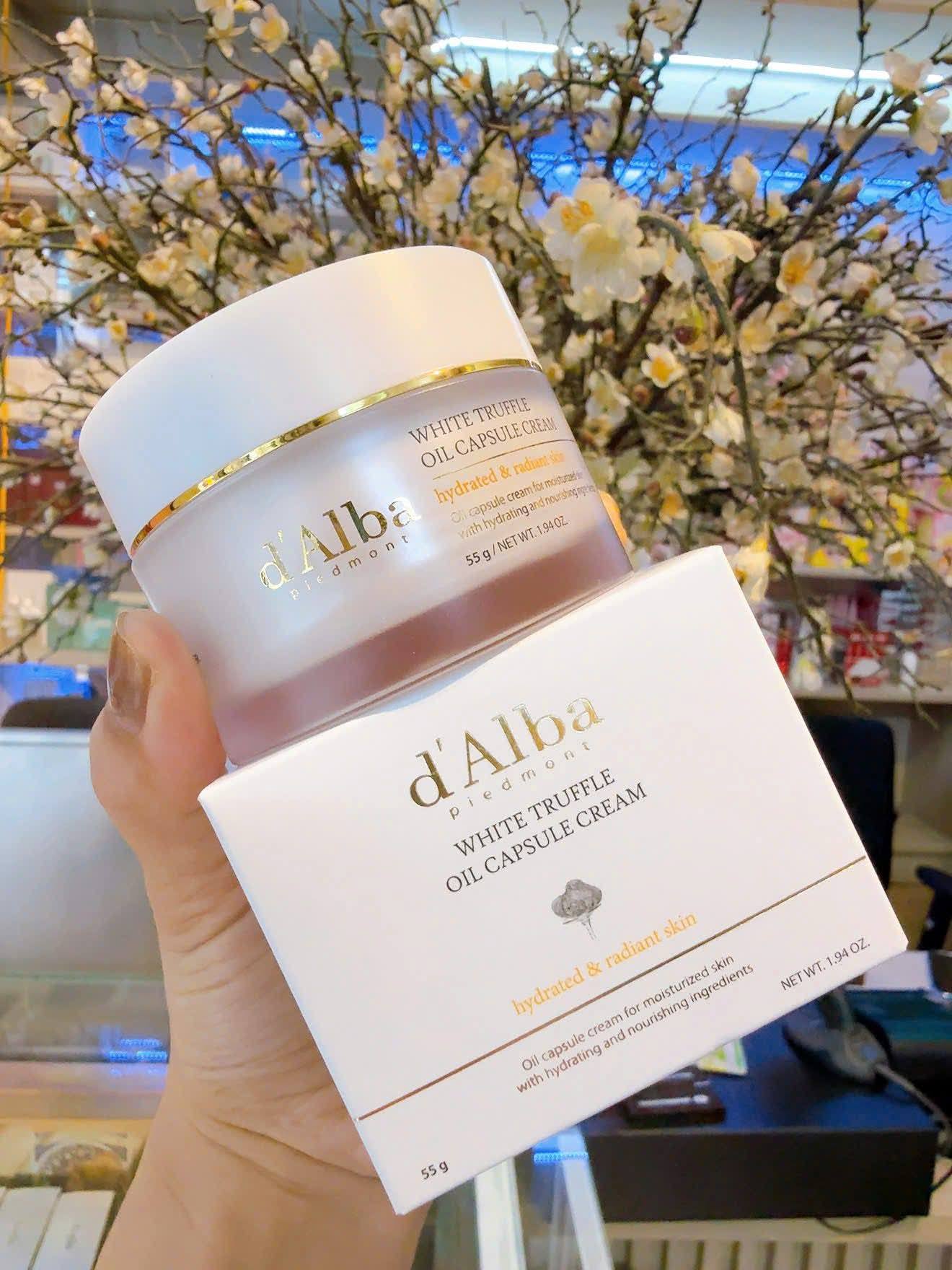 Kem Dưỡng Viên Nang d'Alba Vita Toning Capsule Cream 55g