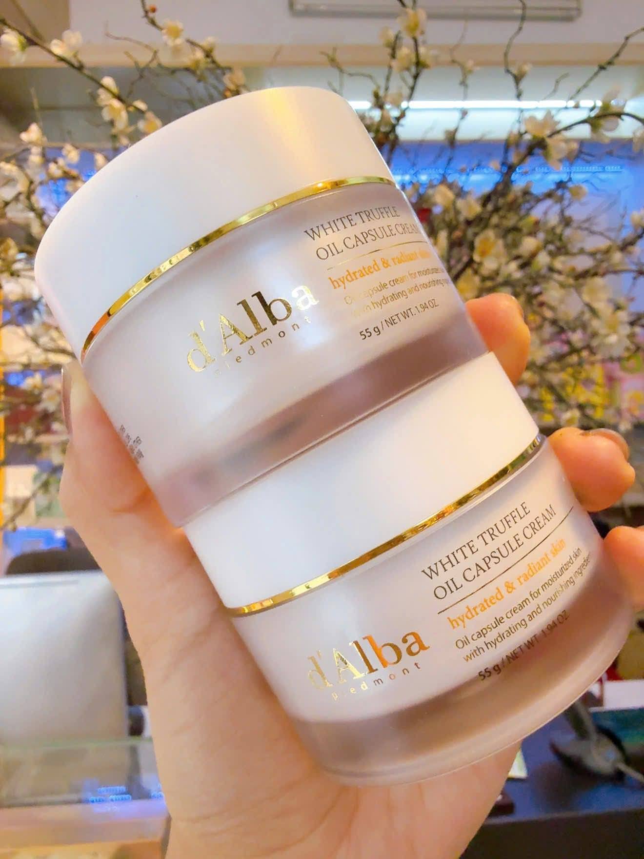 Kem Dưỡng Viên Nang d'Alba Vita Toning Capsule Cream 55g