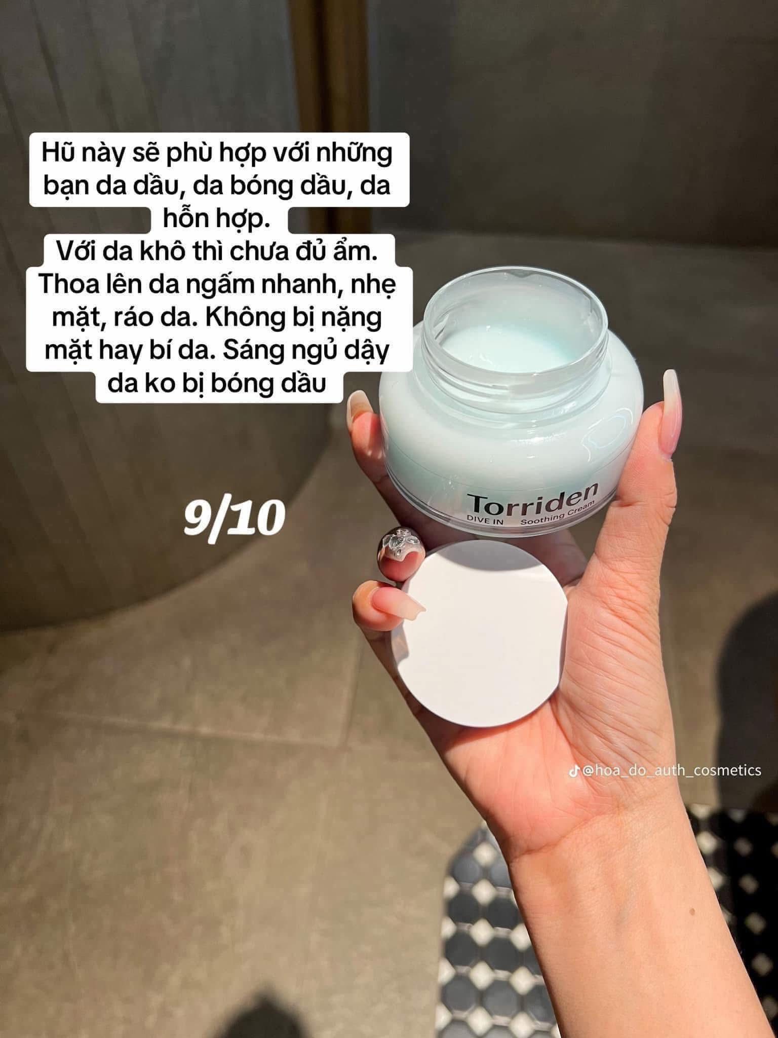 Kem Dưỡng ẩm Cho Da Dầu Torriden DIVE IN 50ml