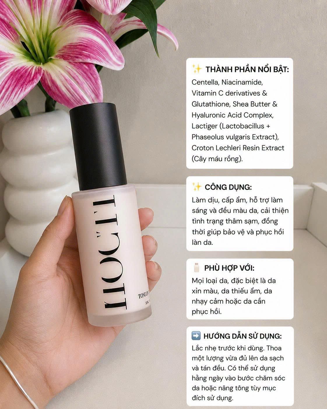 Kem Ngày Nocti Tone Up Cream Dưỡng Sáng Da 30ml