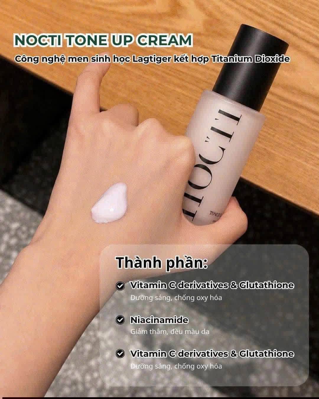 Kem Ngày Nocti Tone Up Cream Dưỡng Sáng Da 30ml
