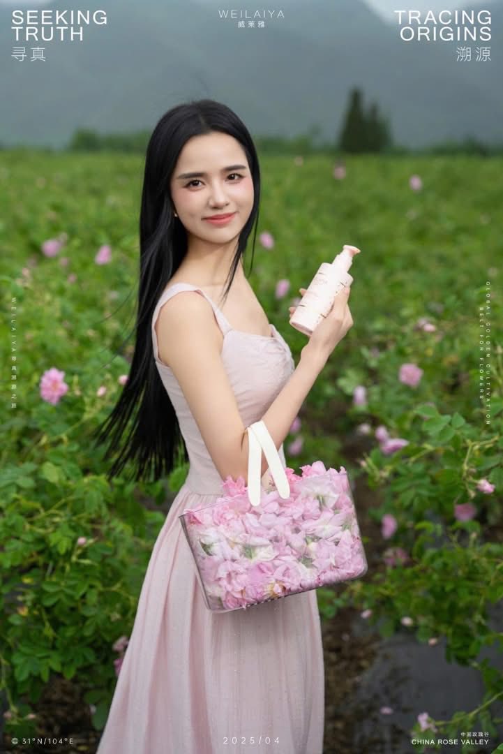 Kem body hoa hồng trắng da nâng tone bảo vệ da Weilaiya 200ml