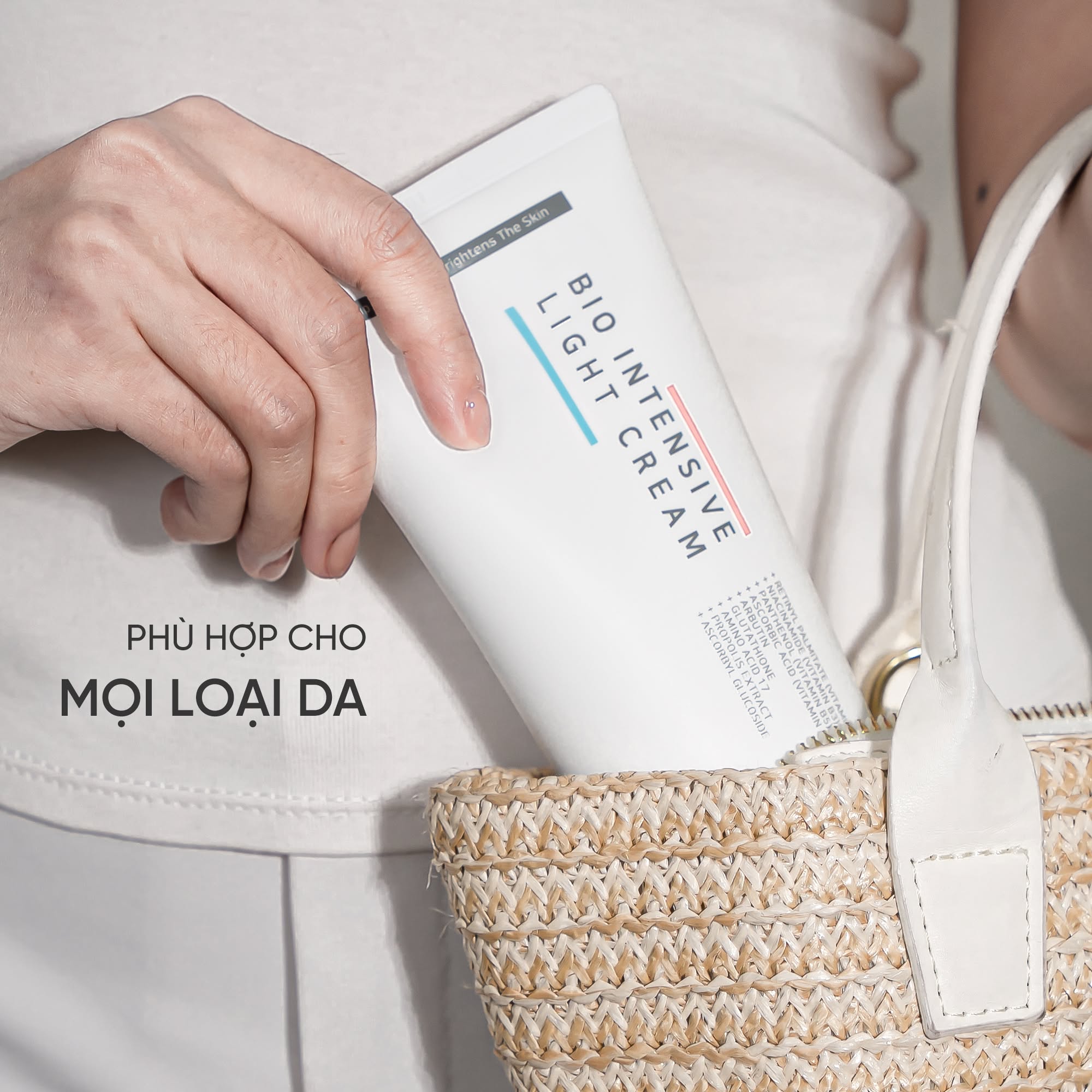 Kem body trắng da USOLAB Bio Intensive Light Cream 250ml - Giúp dưỡng trắng da body, nâng tone và làm sáng da body