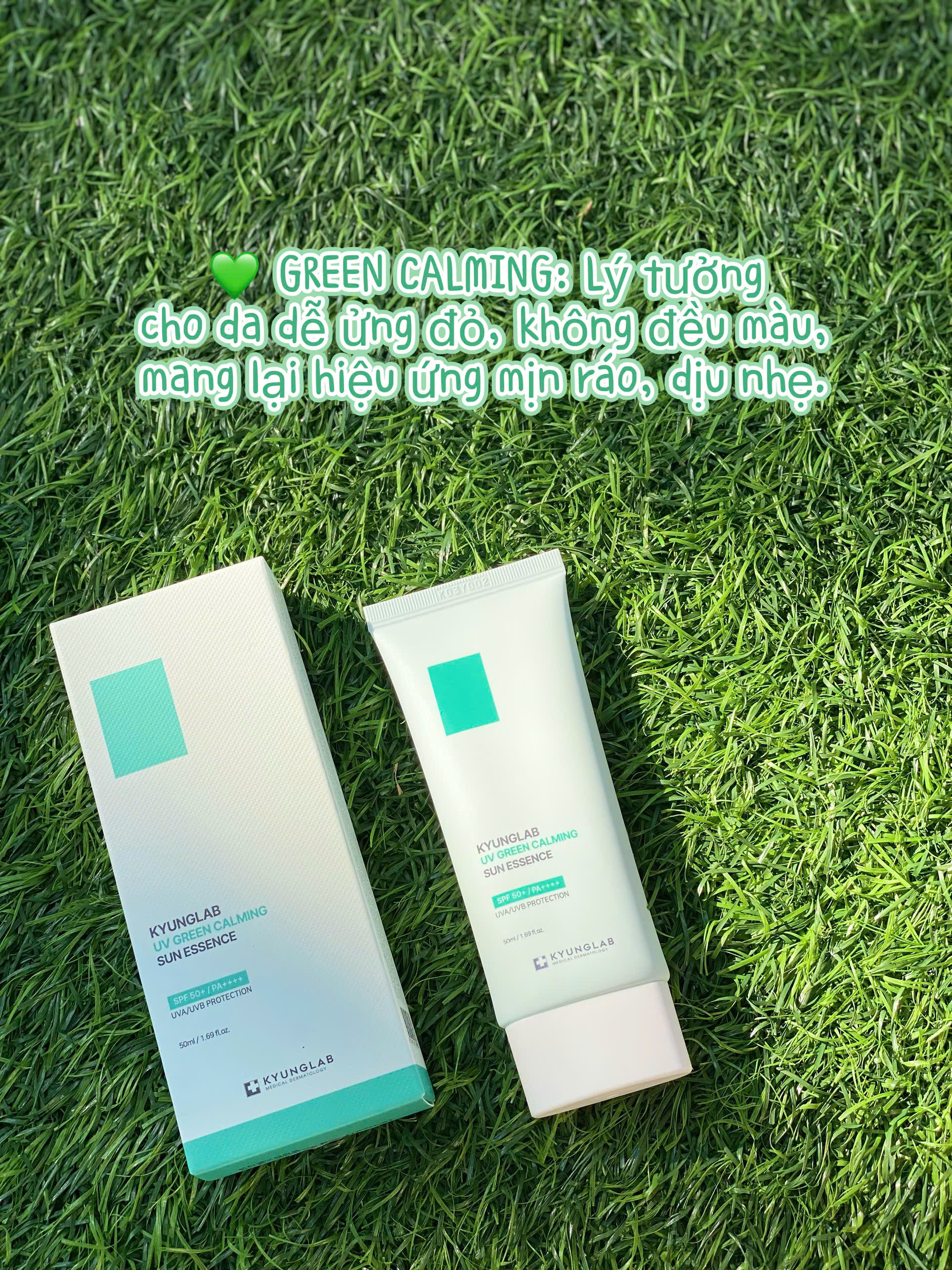 Kem chống nắng Kyung Lab Green Calming dành cho da dầu, da hỗn hợp 50ml