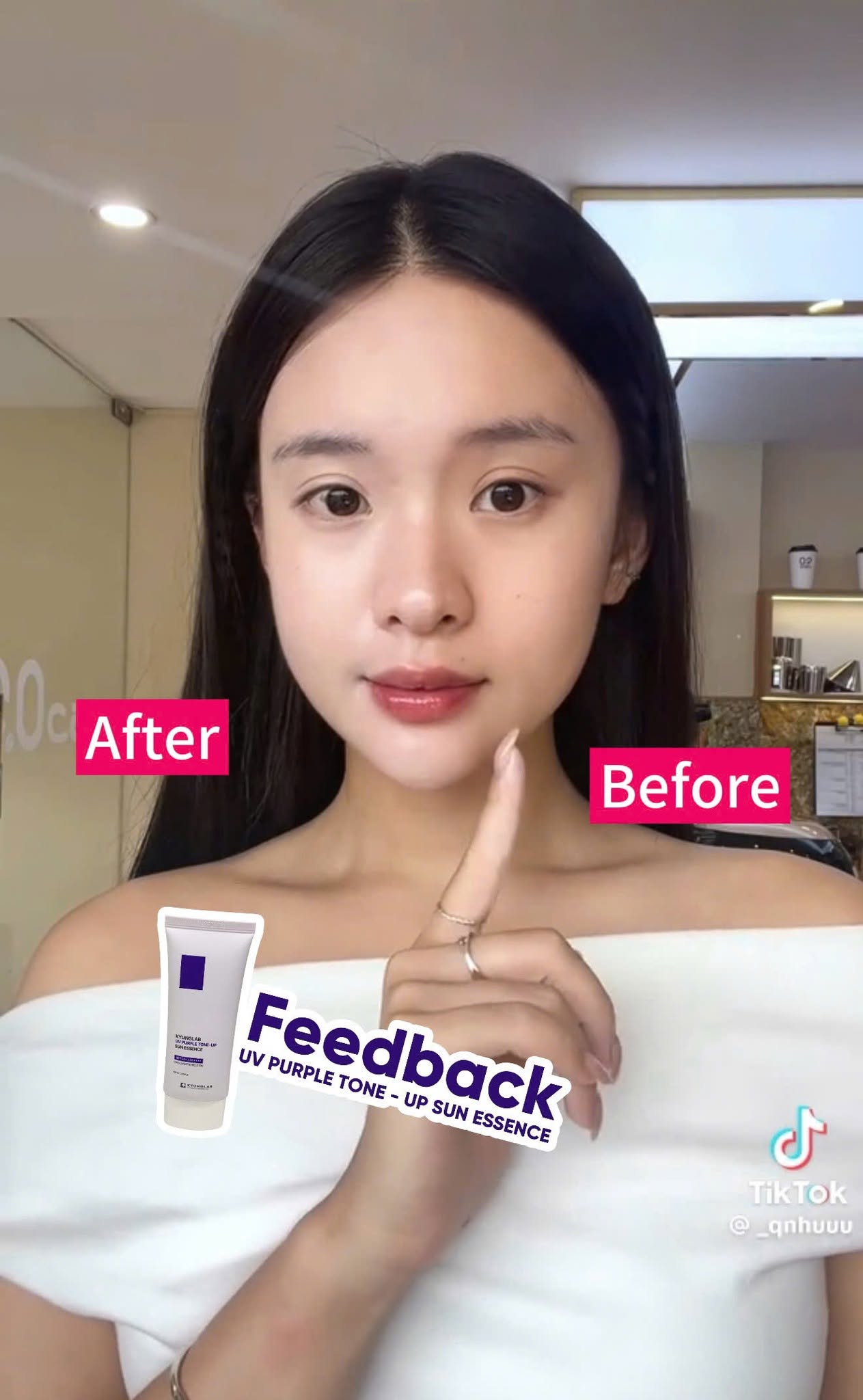 Kem Chống Nắng Hiệu Chỉnh Tông Da KyungLab UV Purple Tone-Up Sun Essence SPF 50+ PA++++ (50ml)