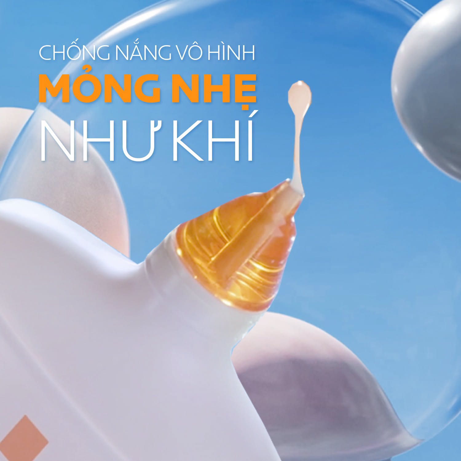 Kem chống nắng thấm nhanh, không nhờn rít La Roche-Posay Anthelios Uvair Serum Solaire SPF 50+ PA++++ (50ml)