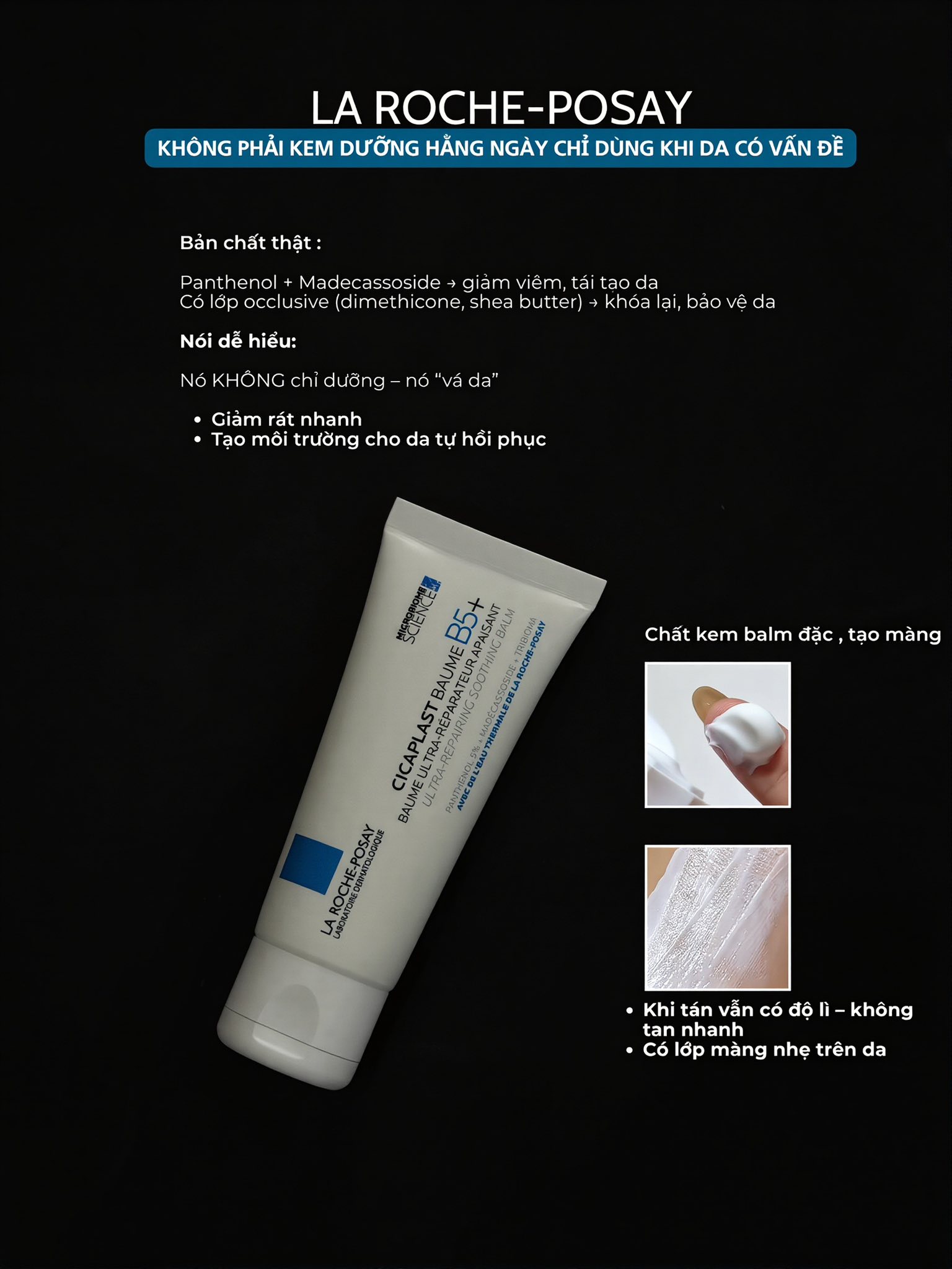 Kem dưỡng ẩm La Roche-Posay Cicaplast Baume B5 40ml
