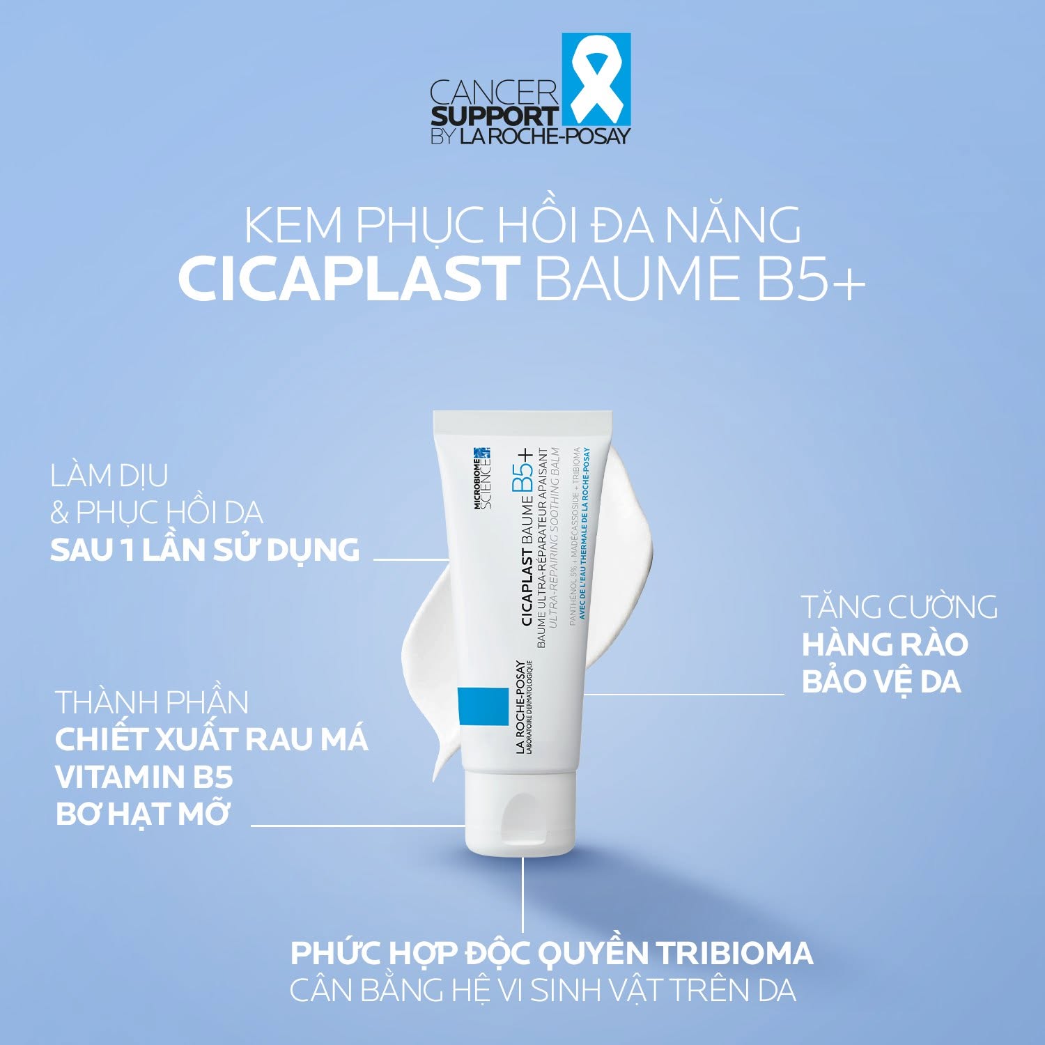 Kem dưỡng ẩm La Roche-Posay Cicaplast Baume B5 40ml