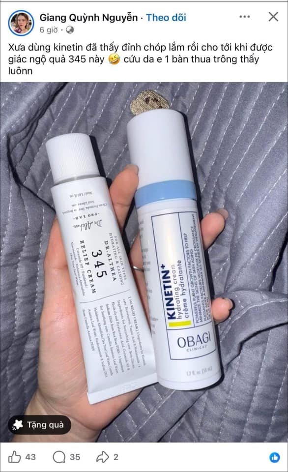 Kem dưỡng ẩm, phục hồi da Dr.Althea 345 Relief Cream 50ml