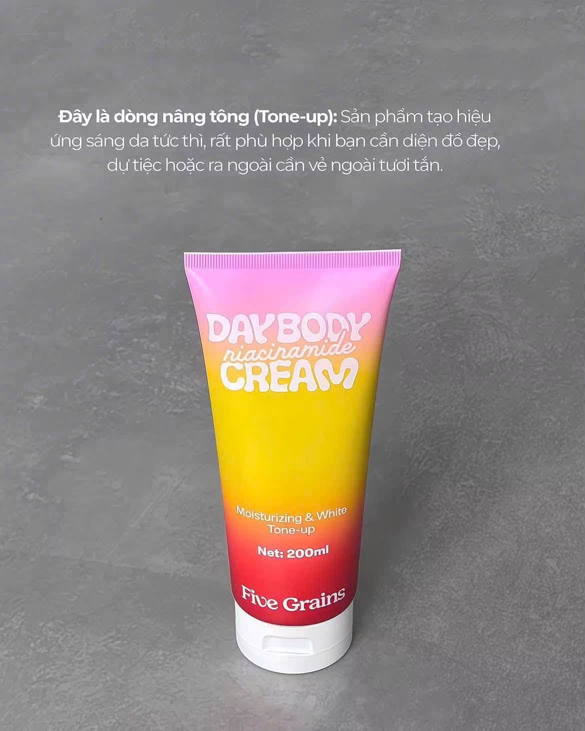 Kem Dưỡng Body Nâng Tông Tức Thì Five Grains 200ml Chính Hãng