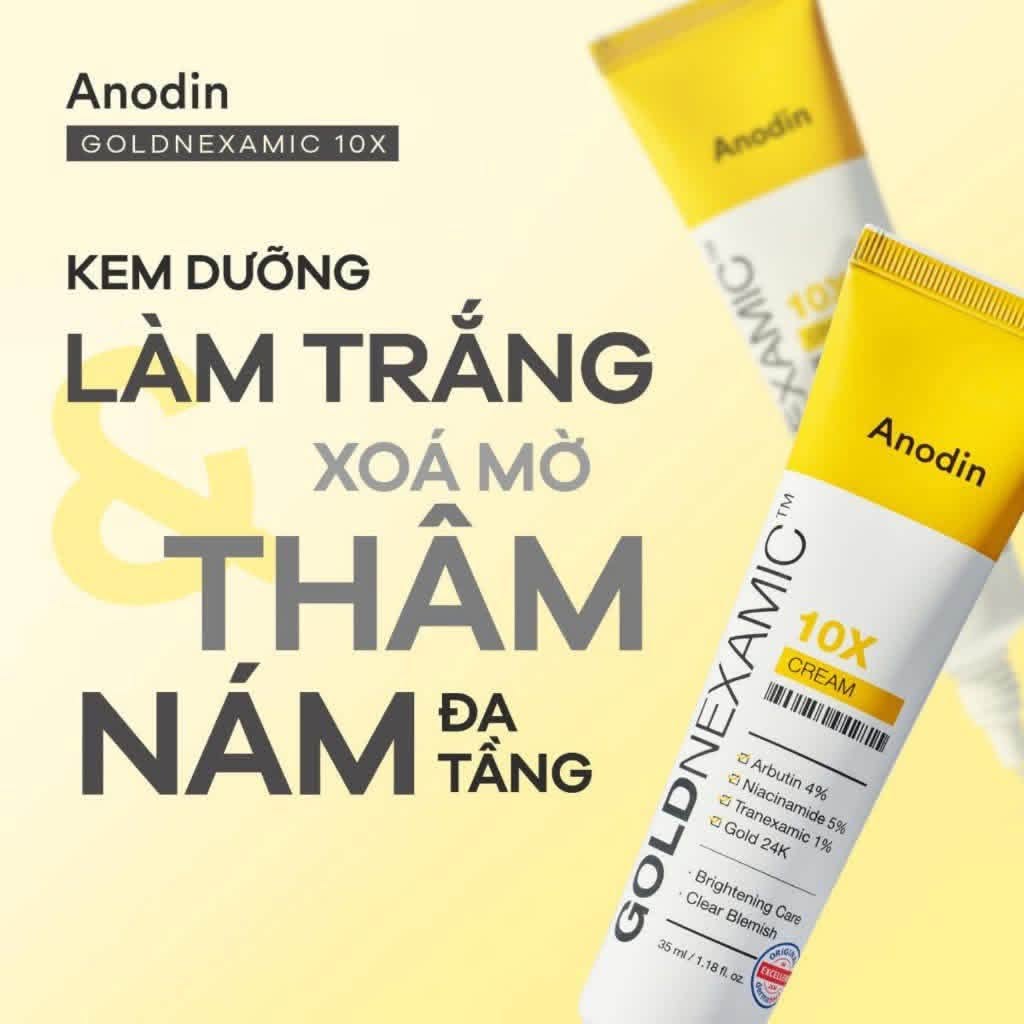 Kem trị nám Anodin GOLDNEXAMIC 10X Cream 35ml
