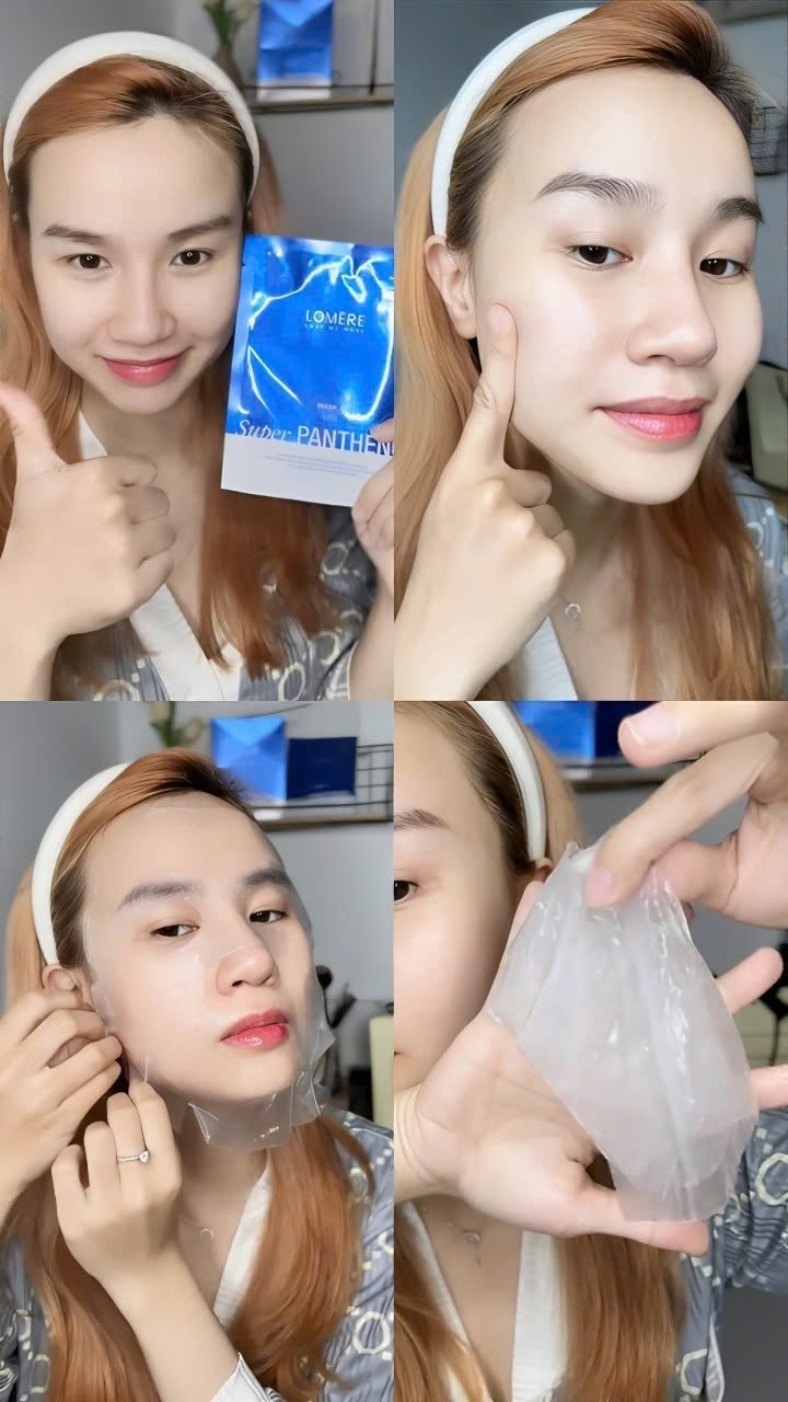 Mặt Nạ Dưỡng Khoáng Super B5 Phục Hồi Cấp Ẩm Lomere hộp 10 miếng