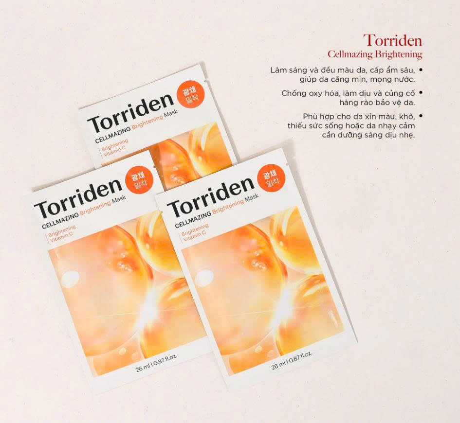MẶT NẠ TORRIDEN CHÍNH HÃNG hộp 10 miếng