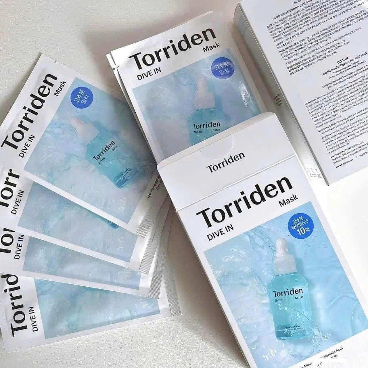 MẶT NẠ TORRIDEN CHÍNH HÃNG hộp 10 miếng