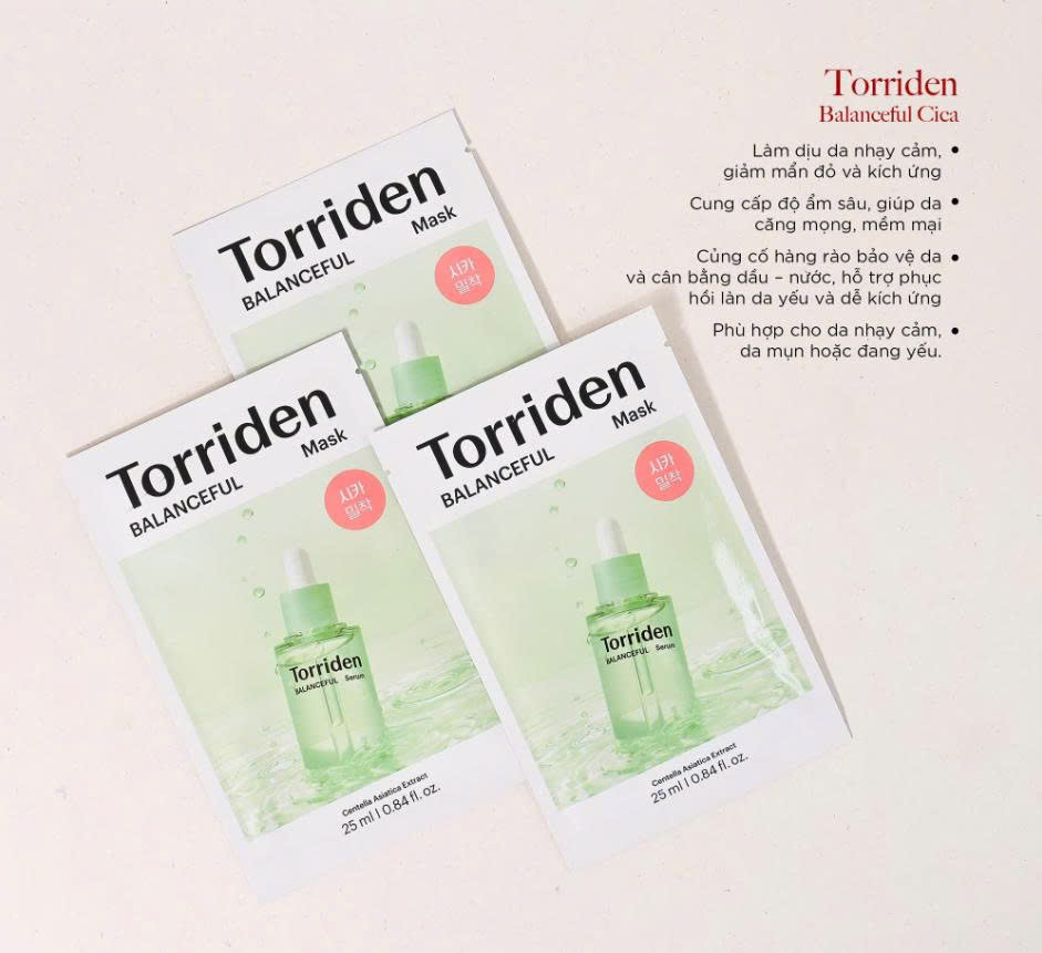 MẶT NẠ TORRIDEN CHÍNH HÃNG hộp 10 miếng