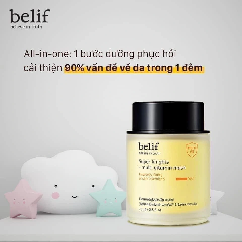 Mặt Nạ Ngủ Dưỡng Sáng Da Belif Super Knight Multi Vitamin Mask