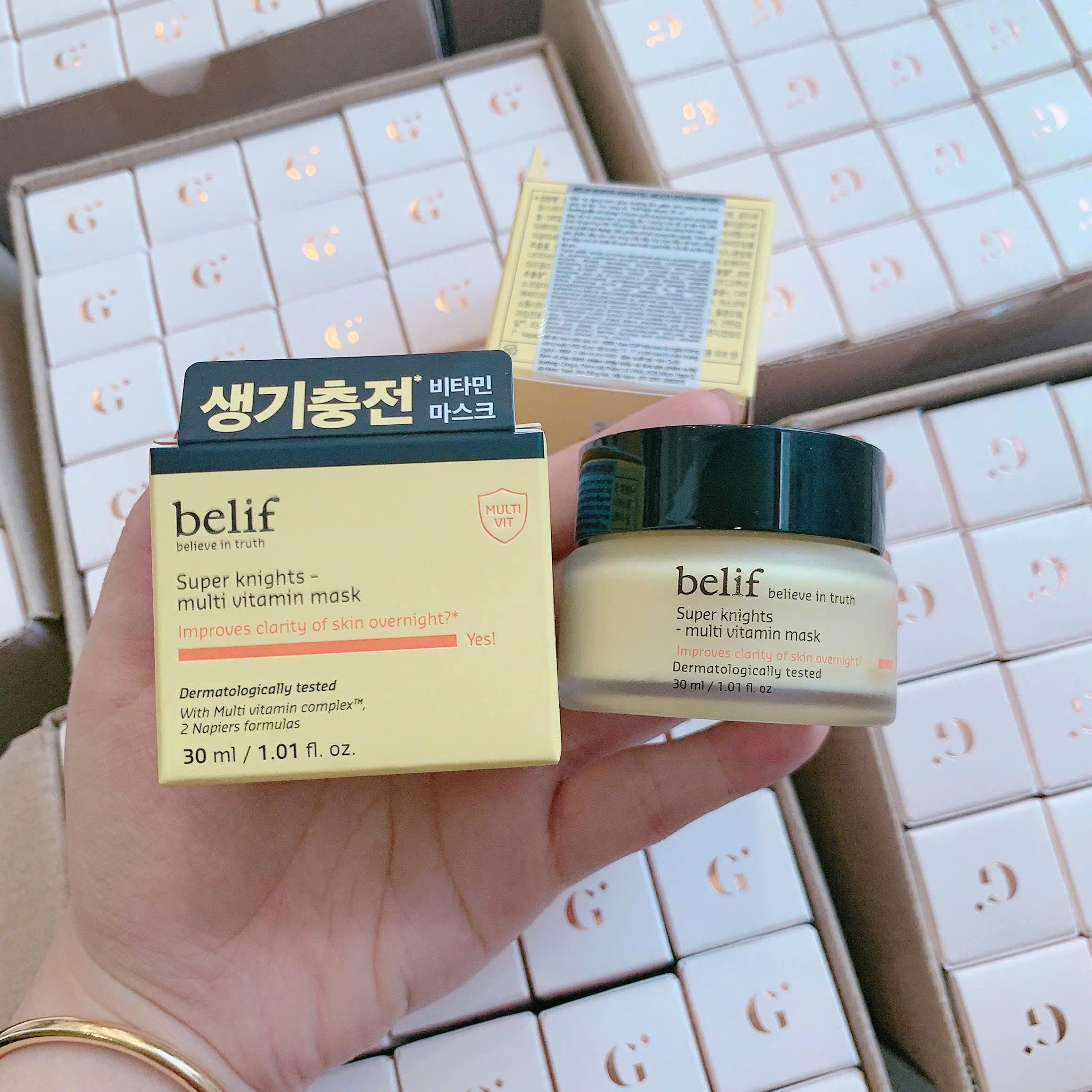 Mặt Nạ Ngủ Dưỡng Sáng Da Belif Super Knight Multi Vitamin Mask 30ml
