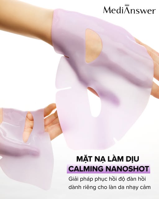 Mặt Nạ Thạch Medianswer Phục Hồi Dịu Da Calming Collagen Nanoshot Mask - Hộp 5 miếng