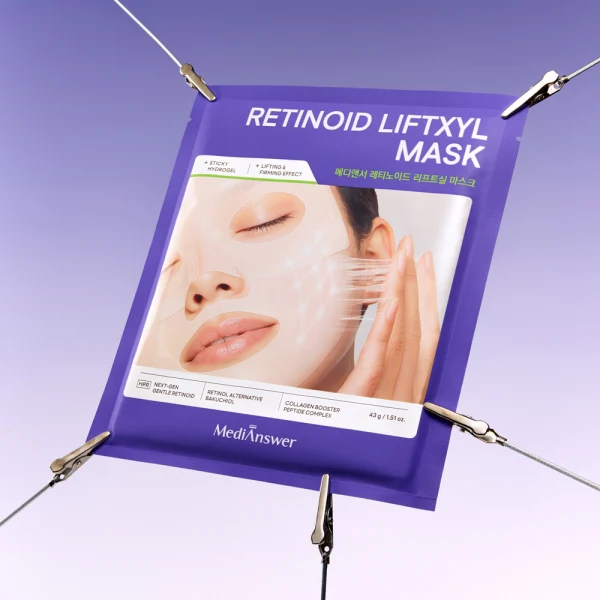 Mặt Nạ Thạch Retinol Nâng Cơ Đàn Hồi Săn Chắc Da MediAnswer Retinoid Liftxyl Mask 43g Hộp 4 Miếng