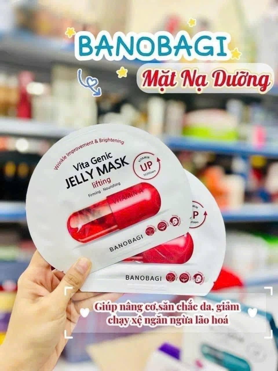 Mặt nạ Banobagi Vita Genic Jelly Mask Lifting - Nâng Cơ Và Săn Chắc Da (màu đỏ)
