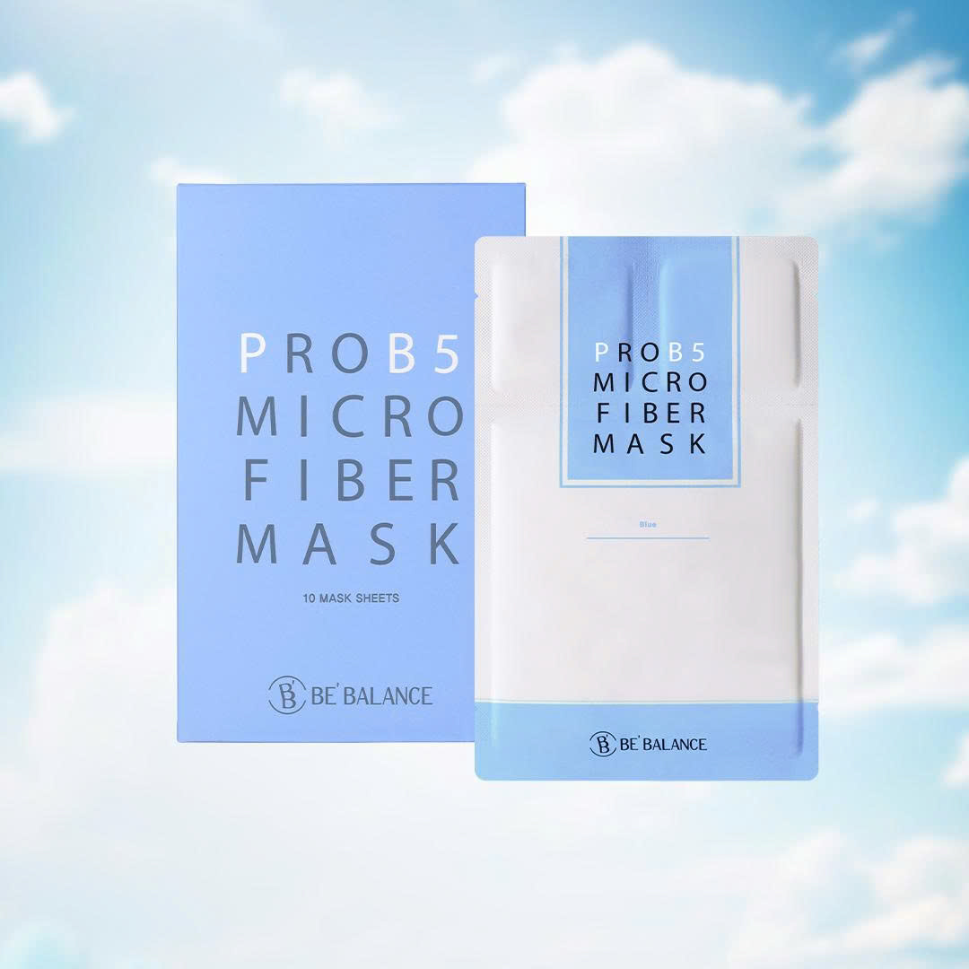 Mặt nạ vải vi sợi Bebalance Pro B5 Micro Fiber Mask 3in1 (1 hộp/ 10 cái)