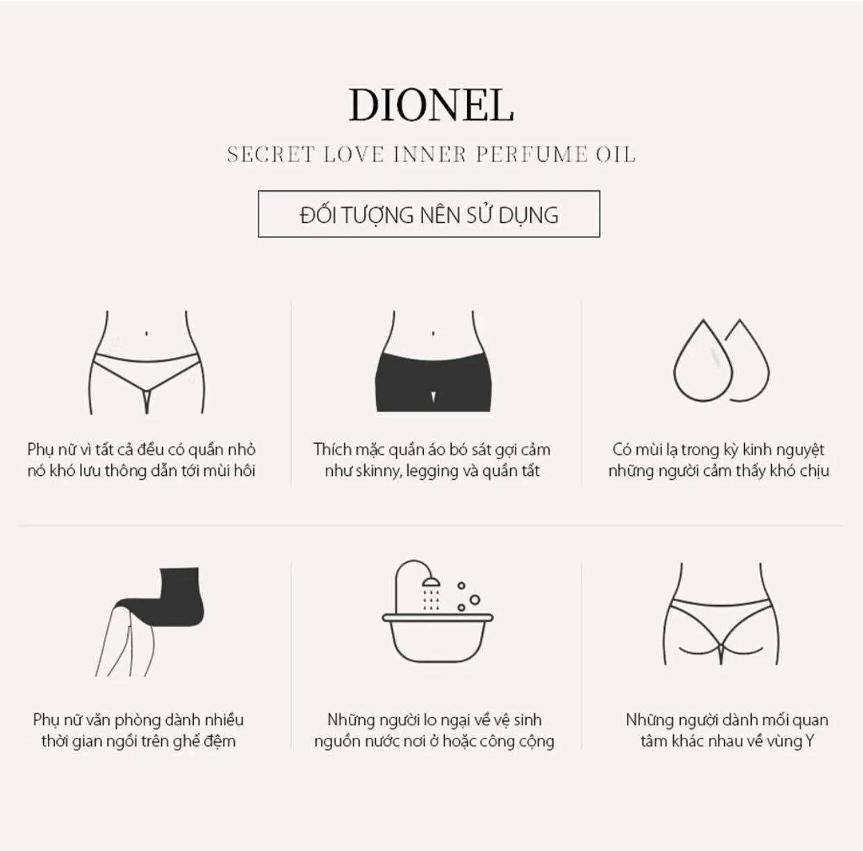 Nước Hoa Vùng Kín Dionel Secret Love Black Edition