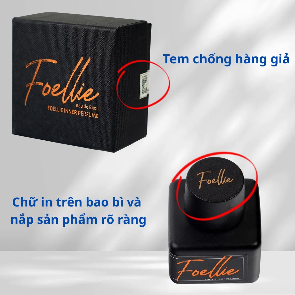 Nước hoa vùng kín Foellie Eau De Innerb Perfume - Bijou ( màu đen - hương Hoa hồng Sexy)