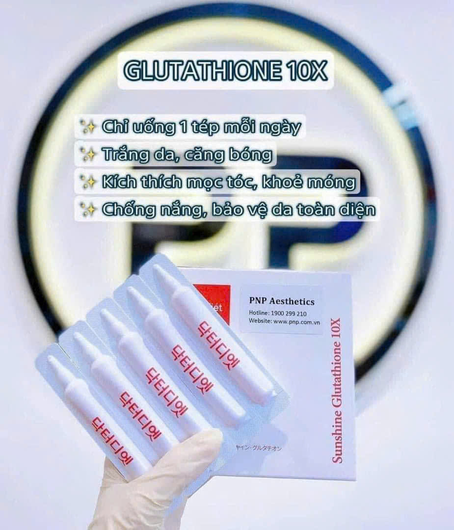 Nước uống hỗ trợ làm trắng da Dr.Diet Sunshine Glutathione 10X