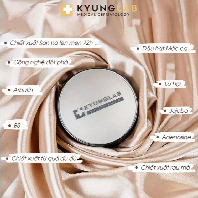 Phấn nước Kyung Lab Bio Cover Balm - Cushion dành cho da treatment (Fairlight: Tone tự nhiên)