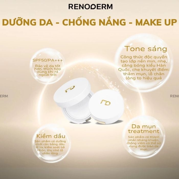 Phấn nước RenoDerm Day Long BB Cream Silver SPF50+/PA+++