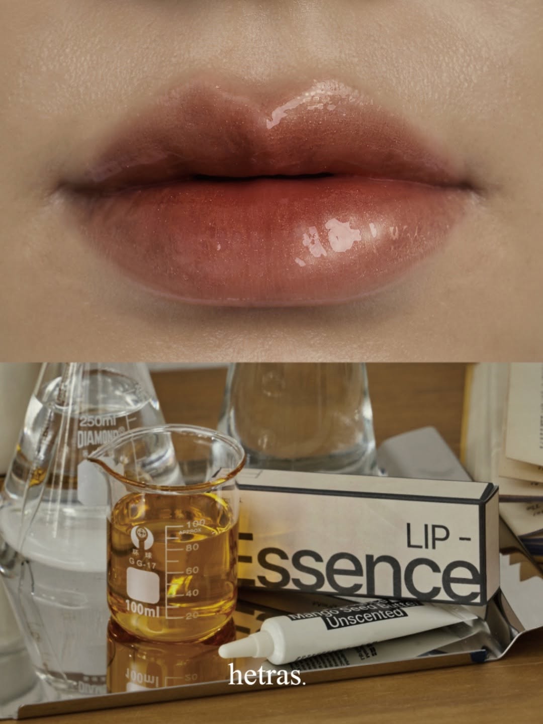 Set 2 son dưỡng môi Hetras Mango Seed Butter Lip Essence (13g x 2EA) – Mềm Môi, Giảm Khô & Căng Bóng