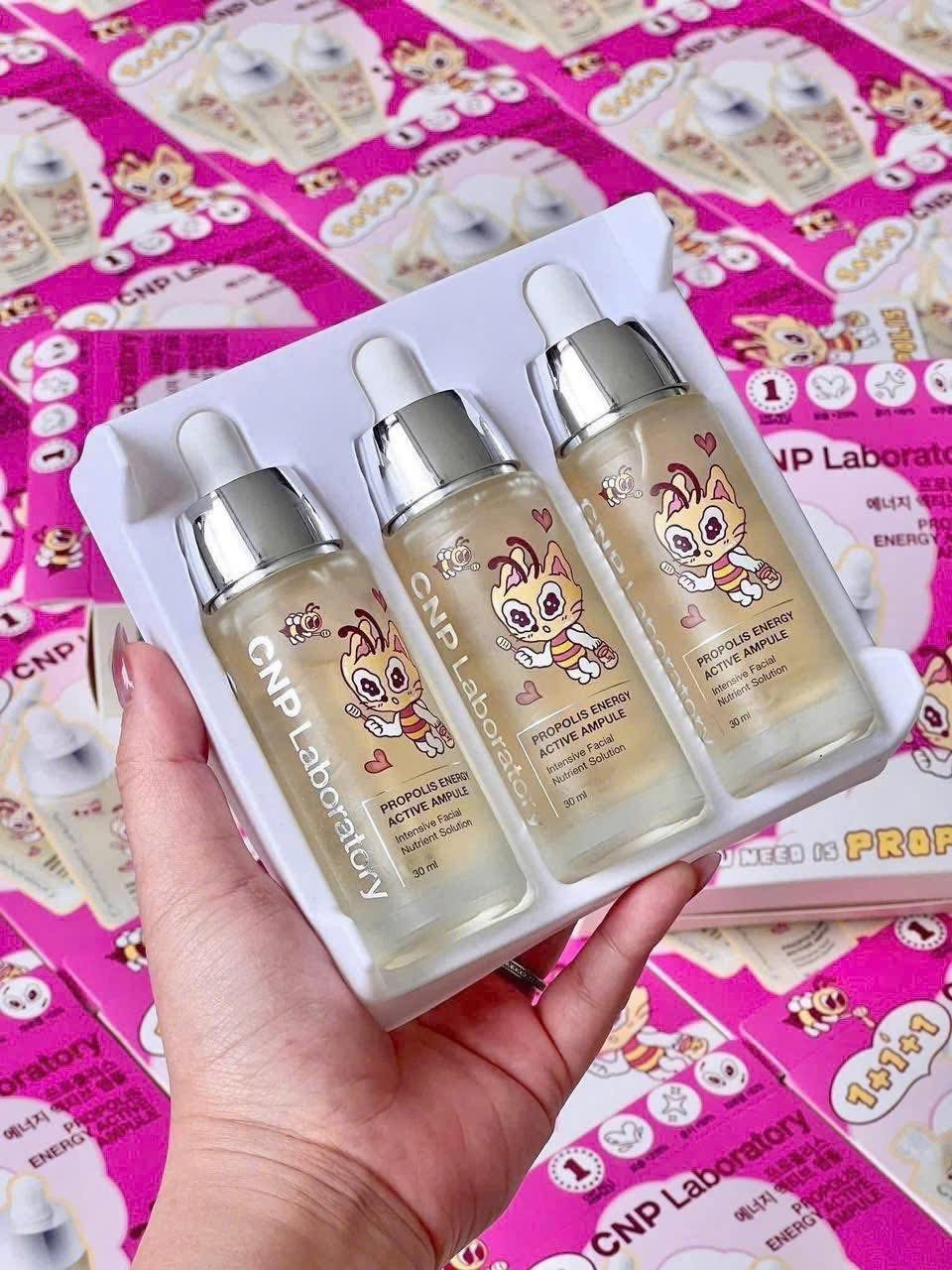 Set 3 chai Serum keo ong CNP Laboratory Propolis Energy Active Ampule 3*30ml