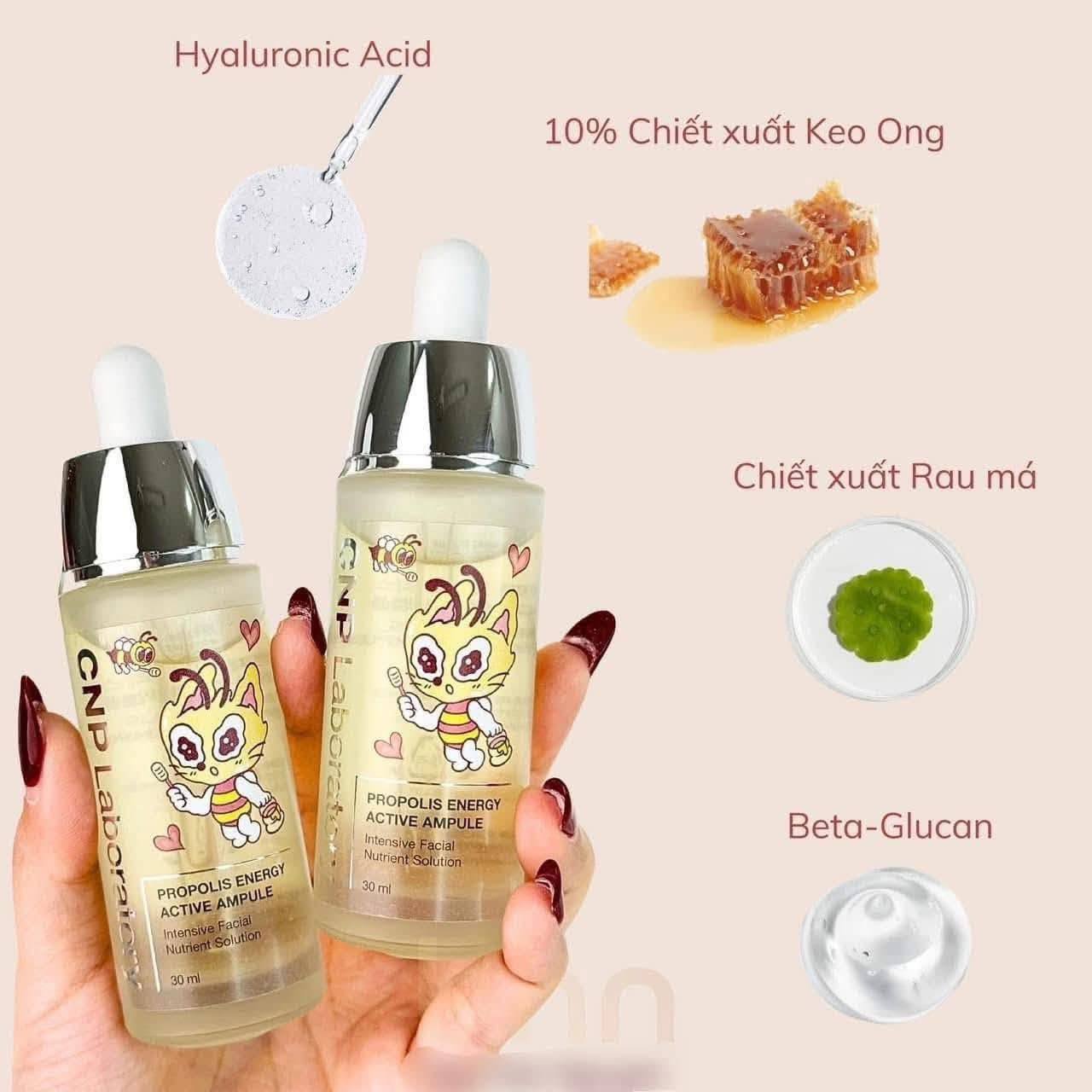 Set 3 chai Serum keo ong CNP Laboratory Propolis Energy Active Ampule 3*30ml
