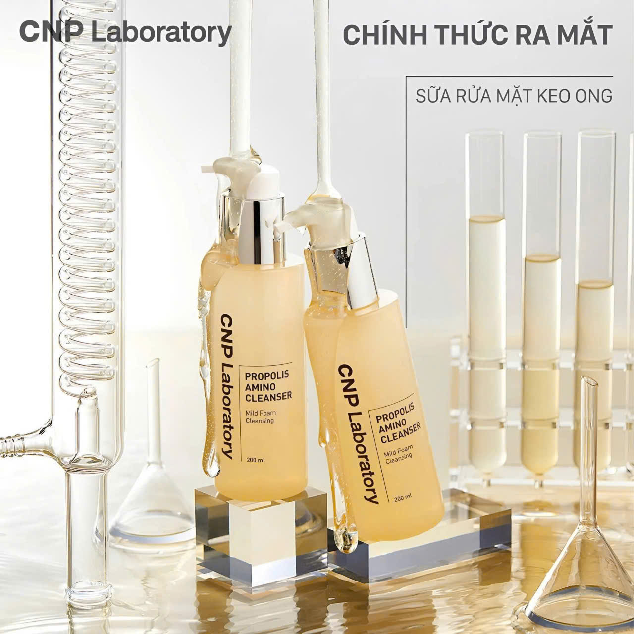 Sữa Rửa Mặt Keo Ong CNP Propolis Amino Cleanser 200ml