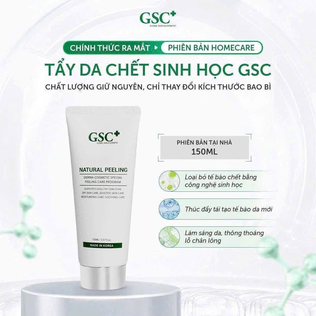 Tẩy Da Chết Sinh Học GSC Natural Peeling 150ml
