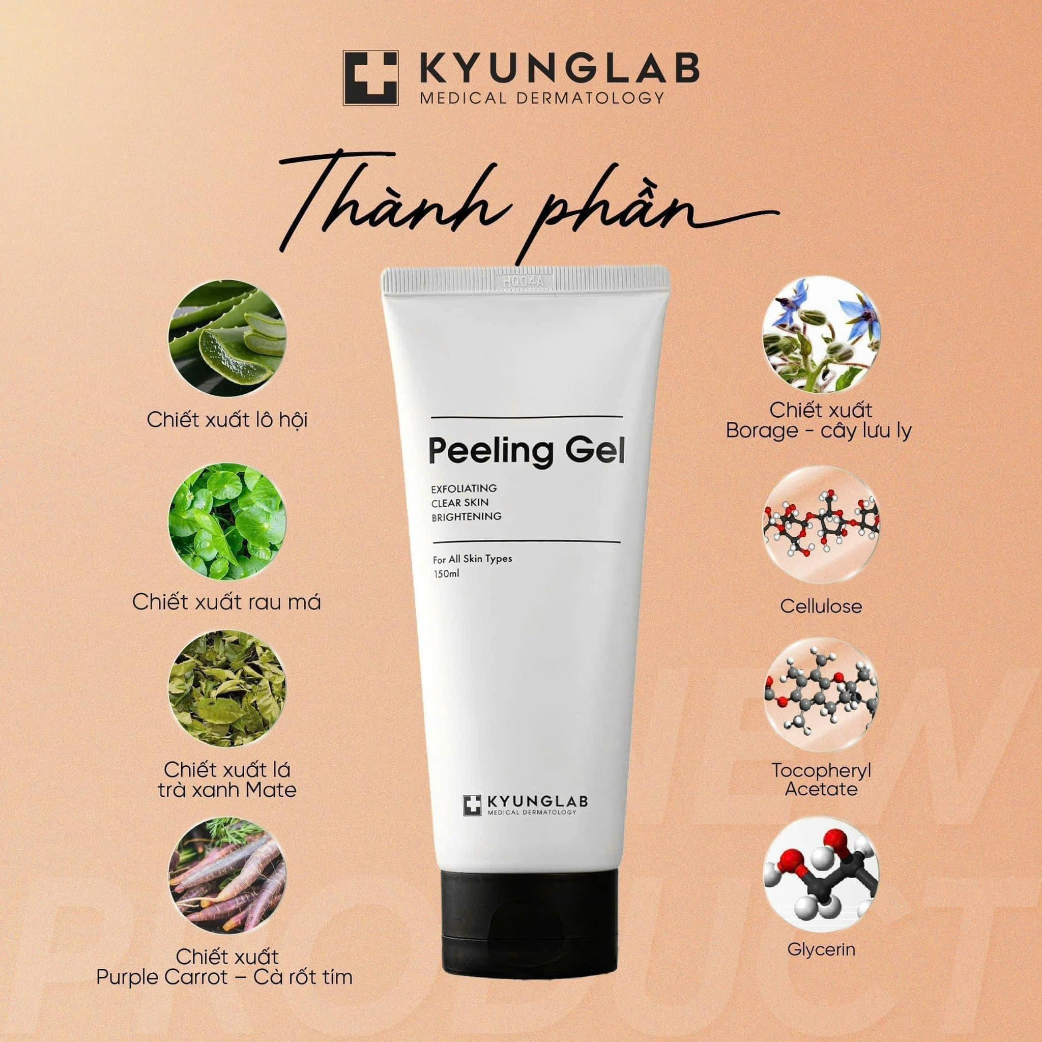 Tẩy Tế Bào Chết KyungLab Peeling Gel (Tuýp 150ml)