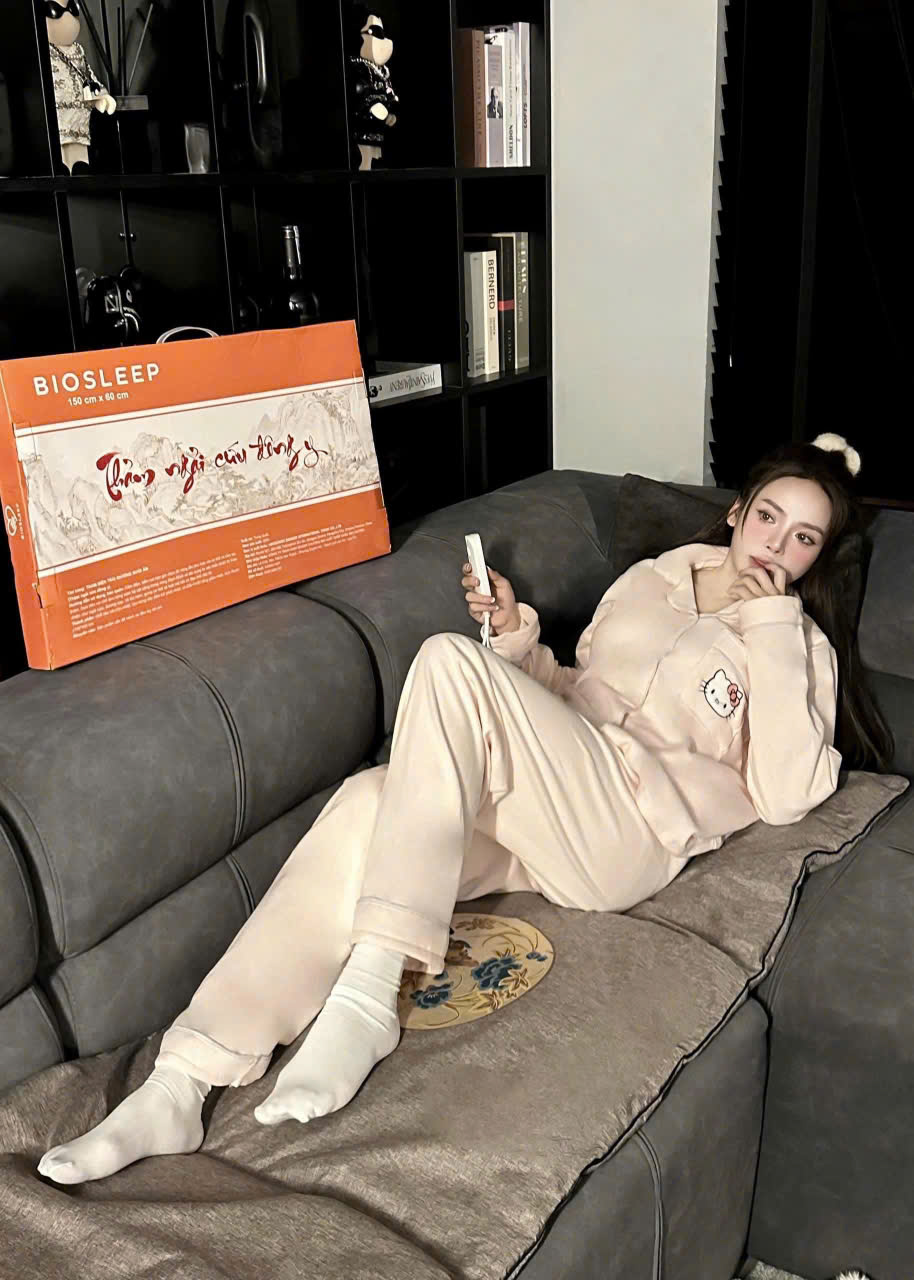 Thảm điện đông y ngải cứu Biosleep hỗ trợ giảm đau xương khớp 150cm*60cm