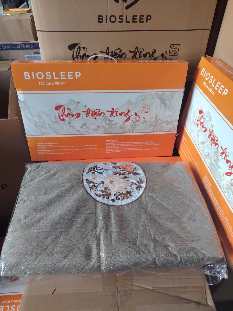 Thảm điện đông y ngải cứu Biosleep hỗ trợ giảm đau xương khớp 150cm*60cm