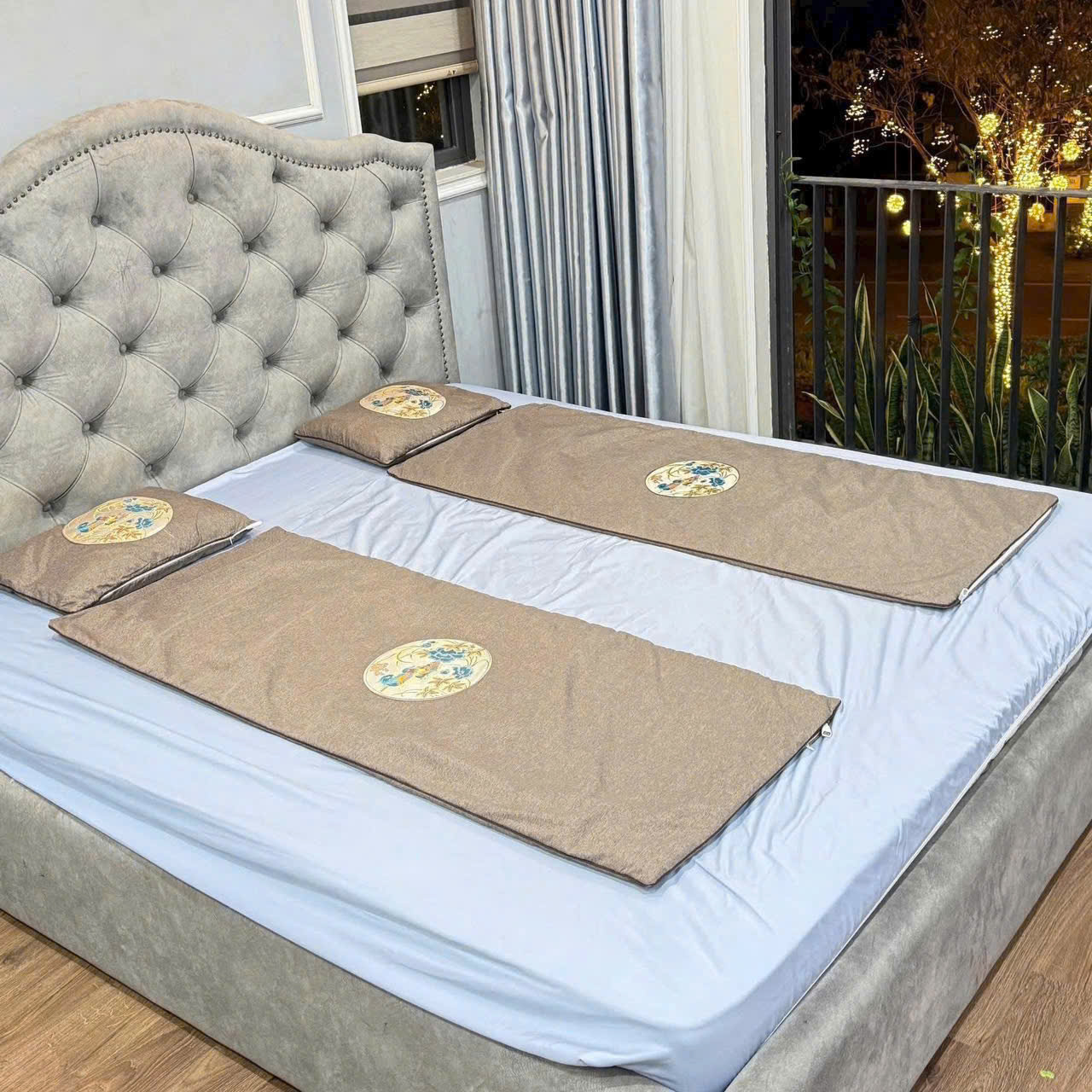Thảm ngải cứu đông y cao cấp L&T hỗ trợ giảm đau nhức xương khớp , hỗ trợ giấc ngủ