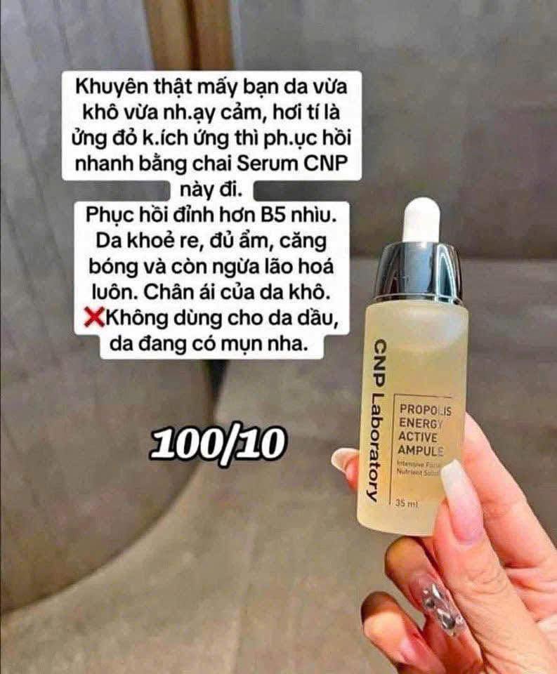 Tinh Chất Keo Ong Tái Tạo Phục Hồi Da CNP Laboratory Propolis Energy Ampule 35ml