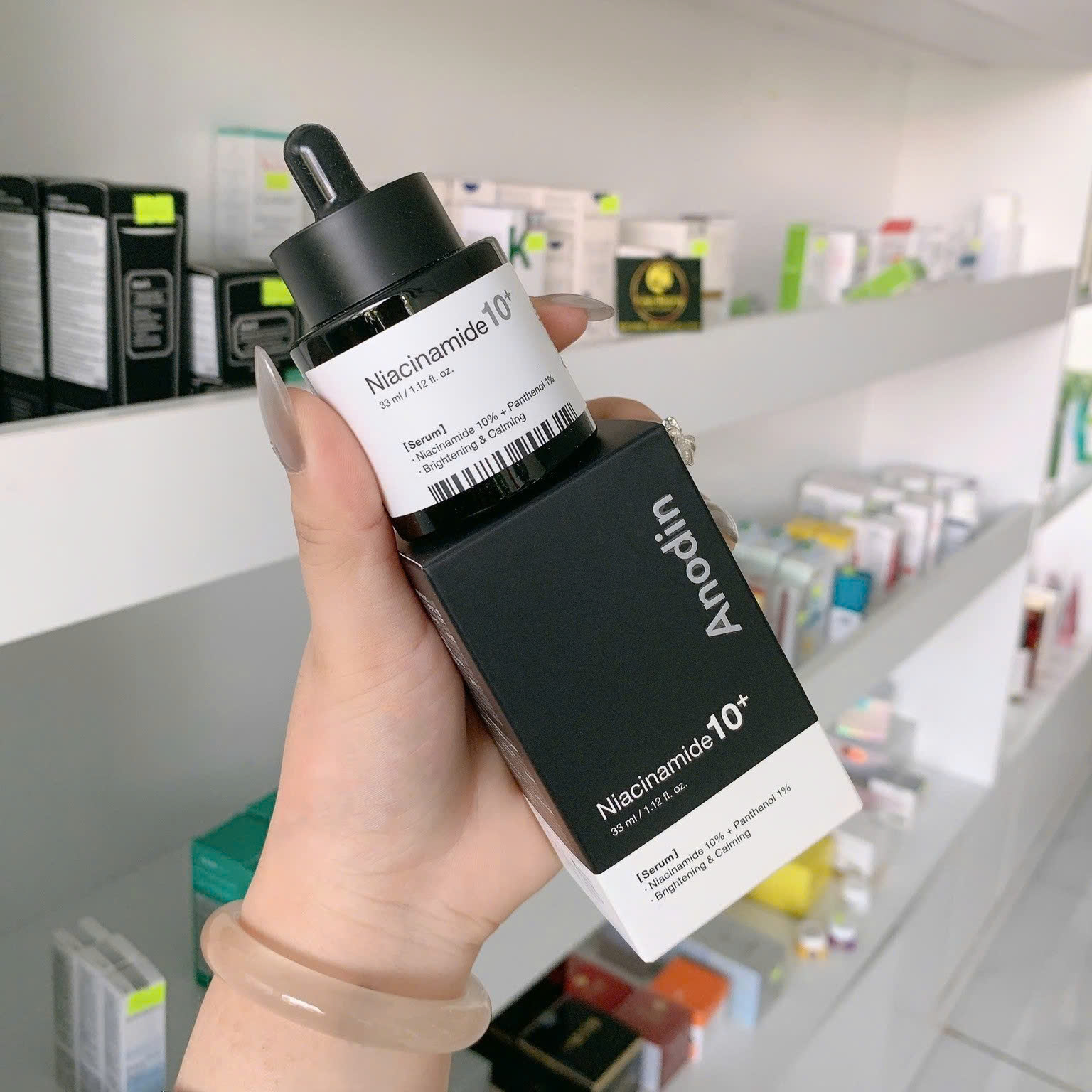 Tinh Chất Làm Trắng Và Thu Nhỏ Lỗ Chân Lông Anodin Niacinamide 10 Plus Serum