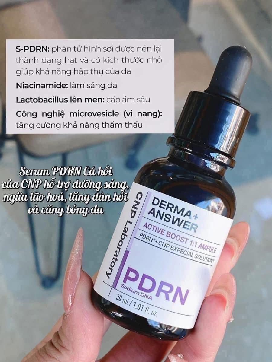 Tinh Chất PDRN Căng Bóng Sáng, Hỗ Trợ Tái Sinh CNP Derma Answer Active Boost Ampule 30ml