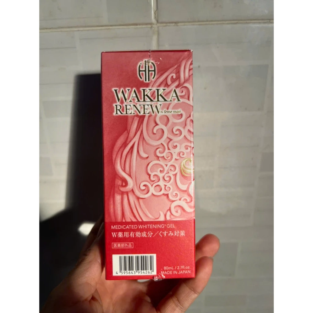 Tinh Chất WAKKA RENEW 80ml – Hỗ Trợ Giảm Thâm, Làm Sáng Da Vùng Tối Màu, Dưỡng Ẩm Dịu Nhẹ Chuẩn Nhật Bản